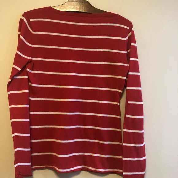 Banana Republic red and white striped sweater - Picture 4 of 4